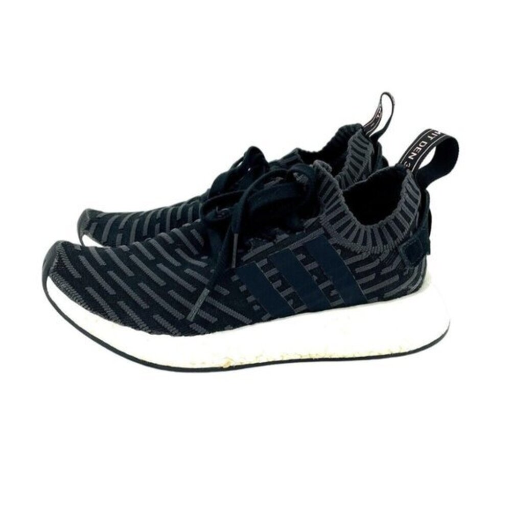 Adidas Originals BA7239 Women's NMD Shoes Black Knit NMD_R2 PK W SZ 7
